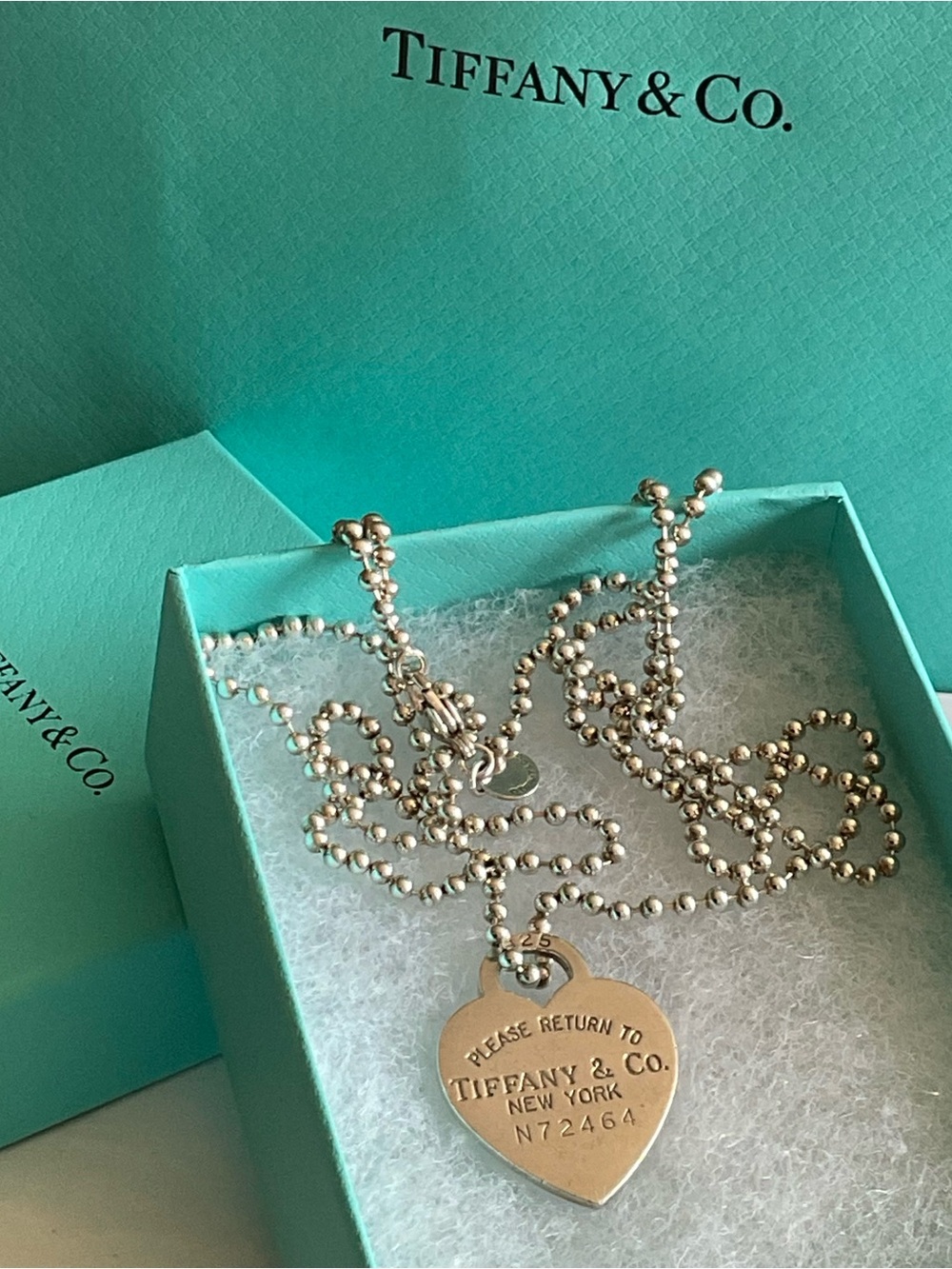 Tiffany & Co. Silver Heart Necklace